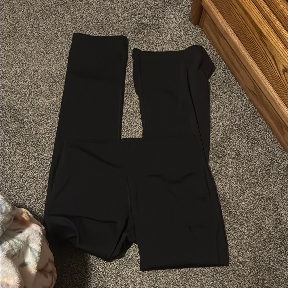 PINK Victoria's Secret Black Flare Pants